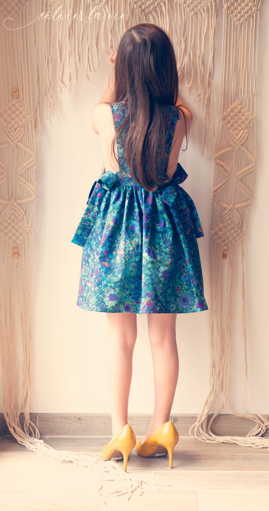 robe tablier à liens